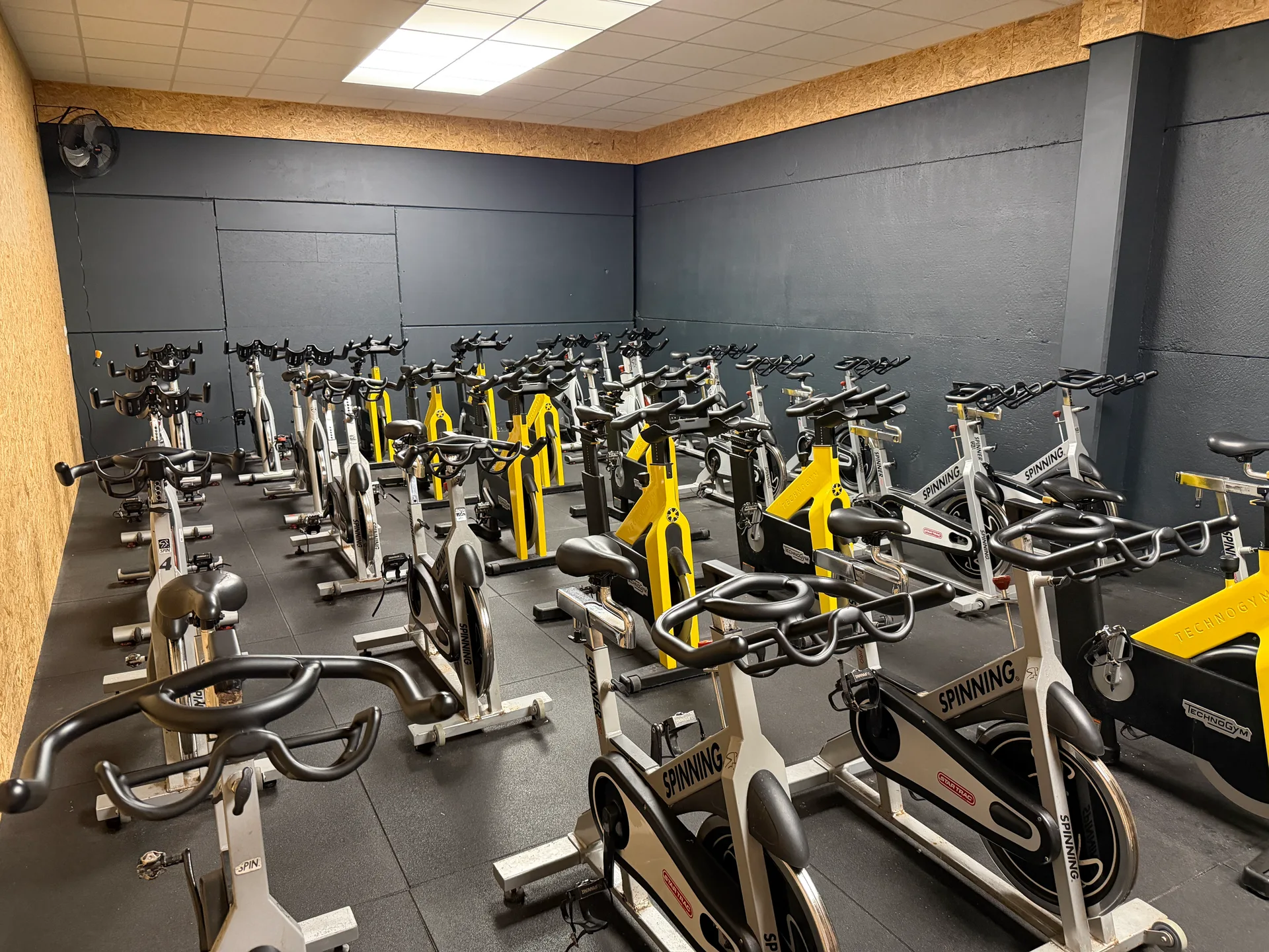 Salle spinning — ambiance immersive